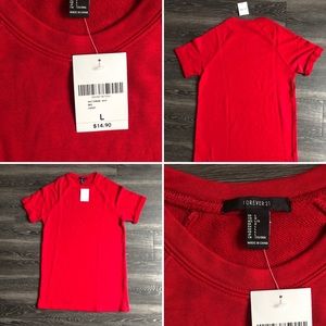 NWT Forever 21 Short-Sleeve Sweater Dress